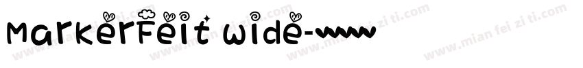 MarkerFeit wide字体转换